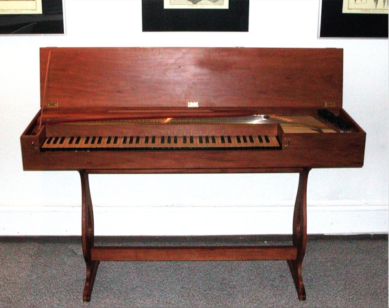 The fretted Spanish clavichord with six octaves according to Jose Grabalos, Tarazona about 1790