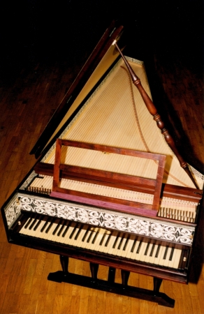 The one manual harpsichord according to Hans Moermans, Antwerpen 1584