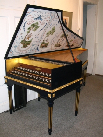 The two manual harpsichord according to Benoist Stehlin, Paris 1760