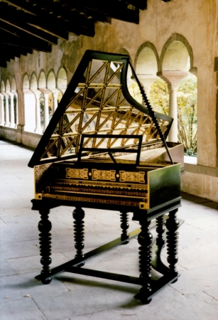 The 2 Manual virginal harpsichord according to an anonymous instrument (A R), anonymous, approx. 1600