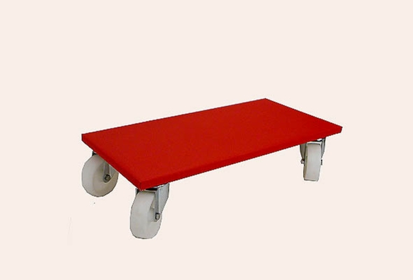 Transport lorry red