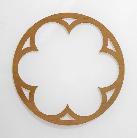 Wooden rosette Ø 110 x 1.8