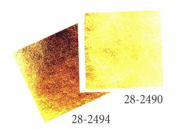 Rosenoble transfer-gold 23 3/4 carat 80 x 80mm