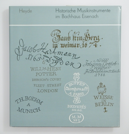 Book, Historische Musikinstrumente im Bachhaus Eisenach