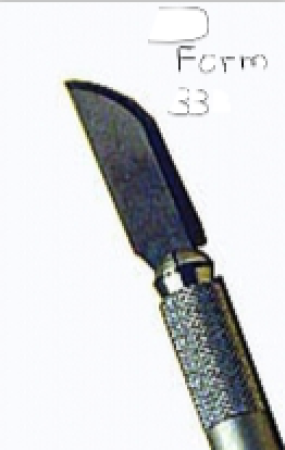 Ersatzklingen Form 11, 72, 33 und 10a