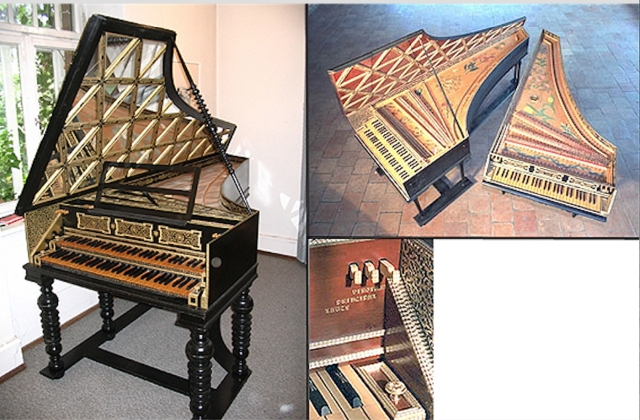 The 2 Manual virginal harpsichord according to an anonymous instrument (A R), anonymous, approx. 1600