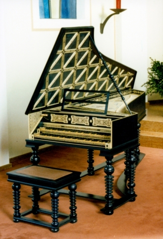The 2 Manual virginal harpsichord according to an anonymous instrument (A R), anonymous, approx. 1600