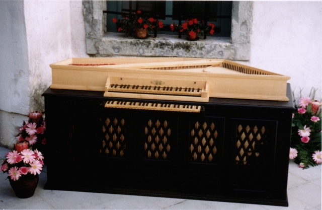 The Claviorganum according to an instrument of Paul Wissmayer and Stefan Cuntz, Nuremberg 1619  