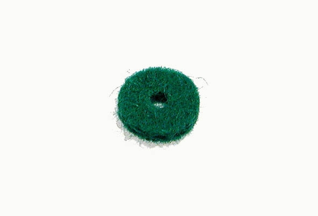 Felt washers 12 x 3 green