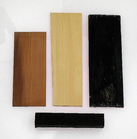 Naturals' and sharps' tops from wood