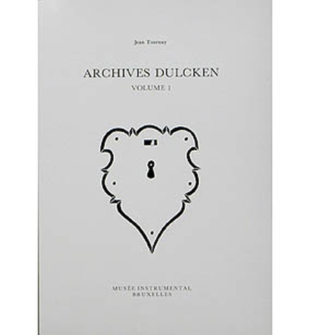 Book, Archives Dulcken, Jean Tournay