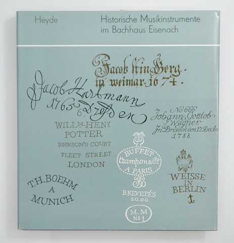 Book, Historische Musikinstrumente im Bachhaus Eisenach