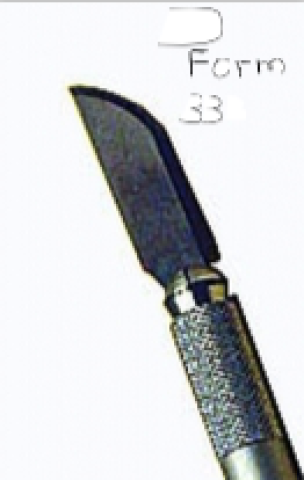 Ersatzklingen Form 11, 72, 33 und 10a