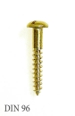 Wood screws DIN 96 brass