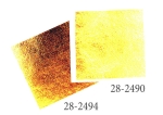 Rosenoble transfer-gold 23 3/4 carat 80 x 80mm