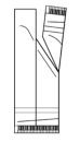 Drawing, Marius 1713, travel harpsichord 1 manual, Leipzig/Meinel