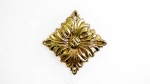 Rosette made of brass antique 26.5 x 26.5